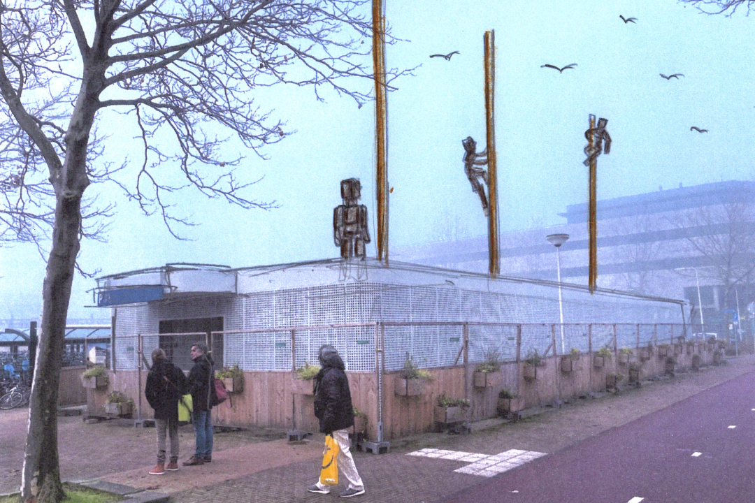 Definitief ontwerp kunst op de fietsenstalling