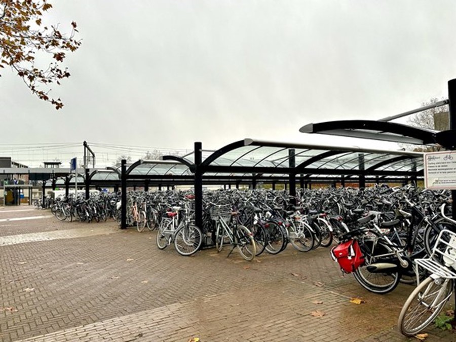 Werkzaamheden fietsenstalling station Schothorst
