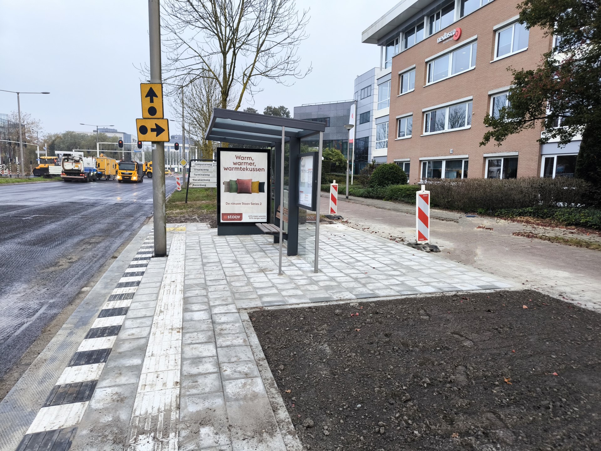Nieuwe bushalte Outputweg